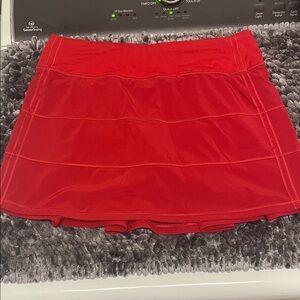 Red Athletic Skort